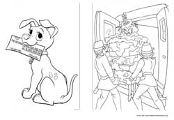 102 Dalmatas desenho para colorir 01 e 02