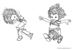 Arthur e os Minimoys 3 desenho para colorir 09 e 10