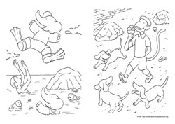 Babar desenho para colorir 05 e 06