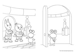 Backyardigans desenho para colorir 05 e 06