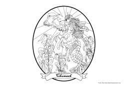 Bella Sara desenho para colorir 09