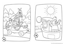 Engie Benjy desenho para colorir 08 e 09