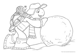 Franklin desenho para colorir 02