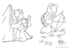 Franklin desenho para colorir 03 e 04