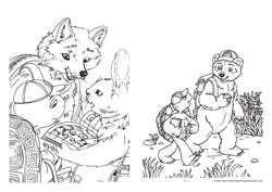 Franklin desenho para colorir 07 e 08