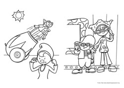 Jojo Circus desenho para colorir 05 e 06