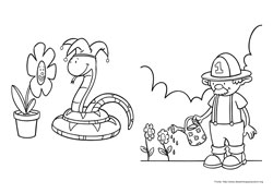 Jojo Circus desenho para colorir 11 e 12