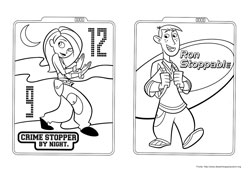 Kim Possible desenho para colorir 07 e 08