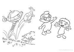 Little Einsteins desenho para colorir 09 e 10