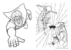 Megamind desenho para colorir 03 e 04
