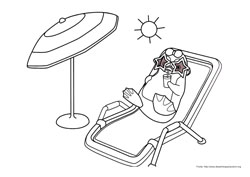 Ozie Boo desenho para colorir 06