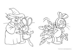 Peter Cottontail desenho para colorir 09 e 10