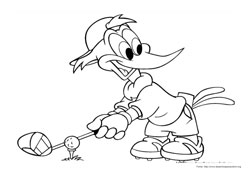Pica-Pau desenho para colorir 10