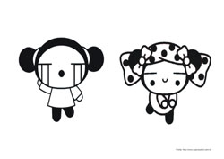 Pucca desenho para colorir 07 e 08