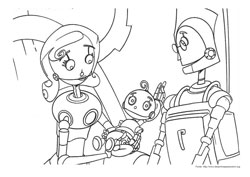 Robôs desenho para colorir 04