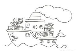 São Nicolau desenho para colorir 03