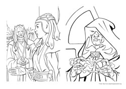 Star Wars desenho para colorir 07 e 08