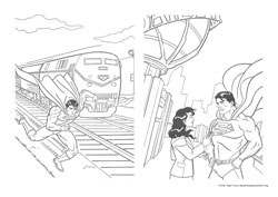 Superman desenho para colorir 04 e 05