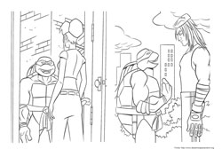 Tartarugas Ninja desenho para colorir 05 e 06