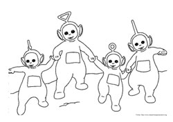 Teletubbies desenho para colorir 05