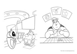 Wall-E desenho para colorir 09 e 10